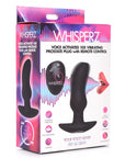 Whipserz Voice Activated 10X Vibrating Prostate Plug with Remote Control