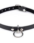 Collared Vixen Silver Ring Slim Choker