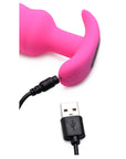 Bang 21X Vibrating Silicone Swirl Butt Plug With Remote Control