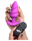 Bang 21X Vibrating Silicone Swirl Butt Plug With Remote Control