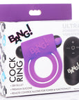 Bang Silicone Cock Ring & Bullet With Remote Control