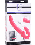 7X Revolver Slim Vibrating Strapless Strap-On