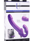 7X Revolver Thick Vibrating Strapless Strap-On