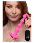 Bang Vibrating Silicone Anal Beads & Remote Control