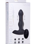 Vibrating and Thrusting Remote Control Silicone Anal Plug