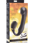 10X Pleasure Pose Come Hither Silicone Vibrator with Poseable Clit Stimulator