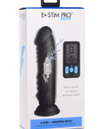 Vibrating & E-Stim Silicone Dildo With Remote