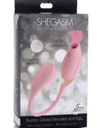 Shegasm 8X Tandem Plus Silicone Suction Clitoral Stimulator and Egg