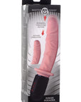 10X Vibrating & Thrusting Silicone Dildo