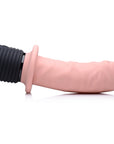 10X Vibrating & Thrusting Silicone Dildo