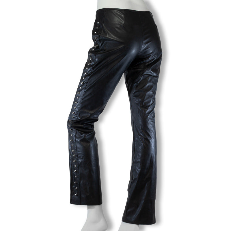 Faux Leather Hot Pants