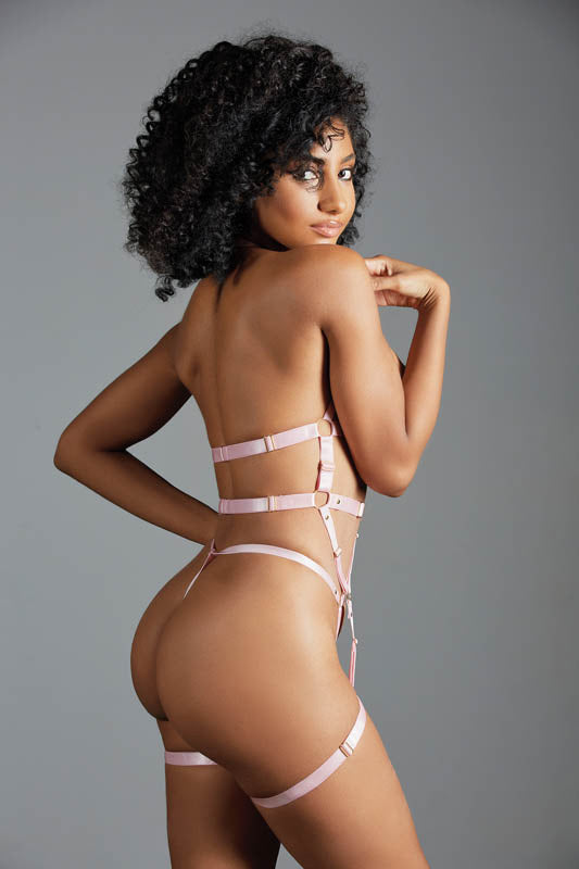 Adore Claire Bustier With Leg Bands &amp; Open G-String