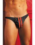 Xoxo Rubber Look Vinyl Mens Thong
