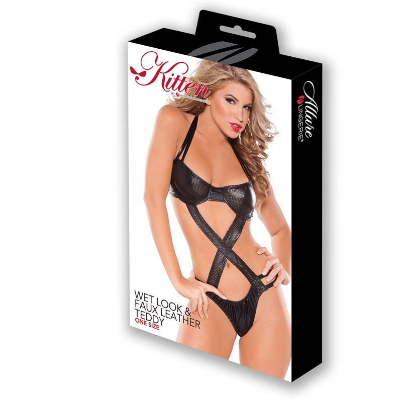 Kitten Wild Wet Look &amp; Faux Leather