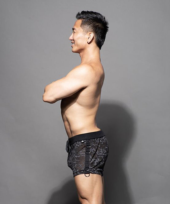 Andrew Christian Military Burnout Shorts