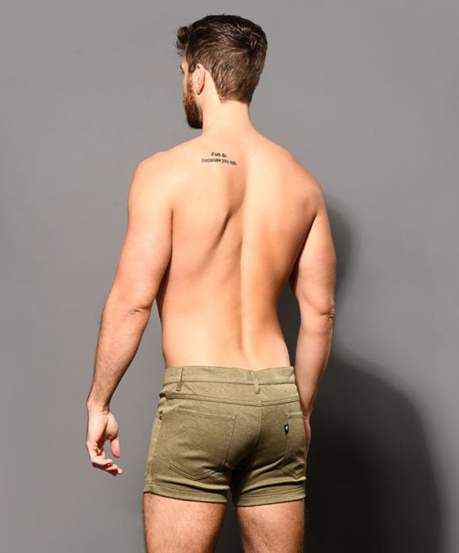 Andrew Christian Skinny Stretch Jean Shorts