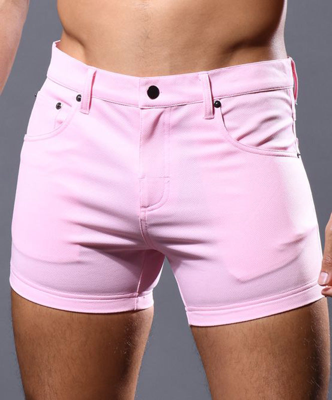 Andrew Christian Skinny Stretch Jean Shorts