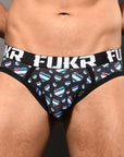 Andrew Christian FUKR Leather Pride Bubble Butt Jock