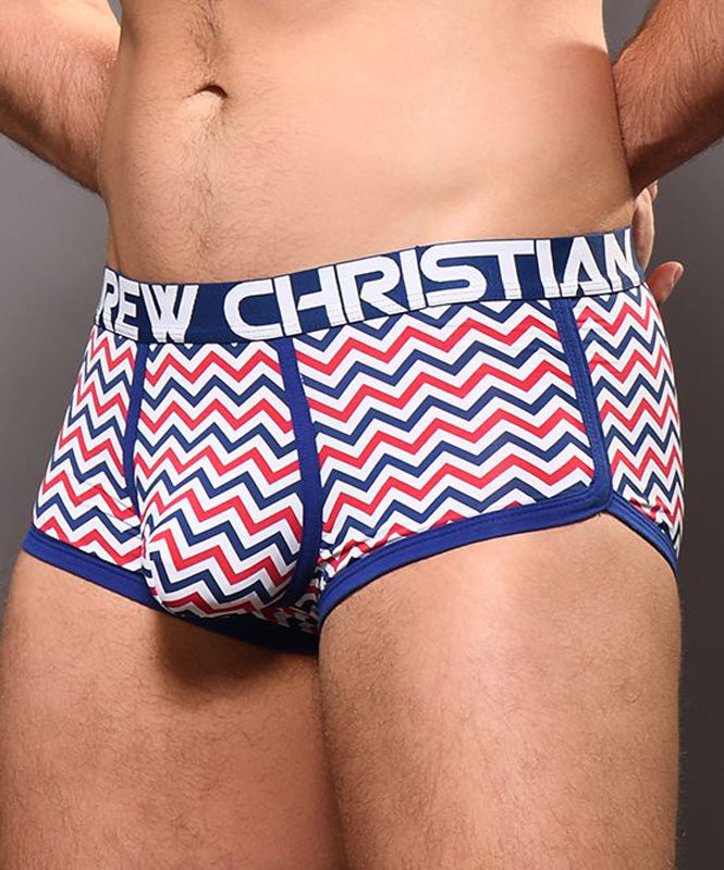 Andrew Christian Zig Zag Boxer