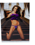 Baci Lingerie Low-Rise V-String Panty With Butterfly Waist