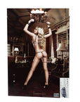 Baci Lingerie Soft Cup Mesh Bra And G-String Set