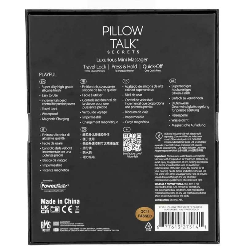 Pillow Talk Secrets Playful Massager