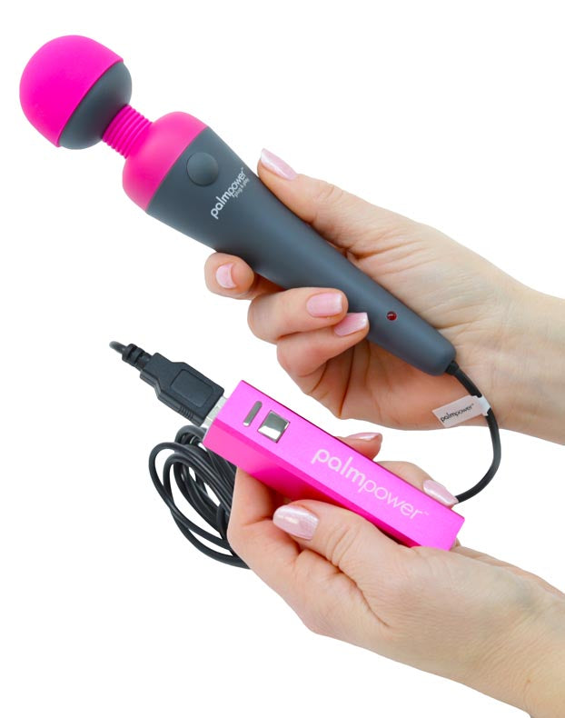 Palm Power Plug &amp; Play Wand Massager