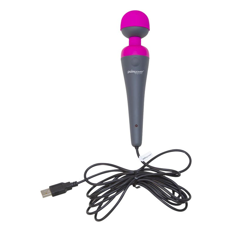 Palm Power Plug &amp; Play Wand Massager