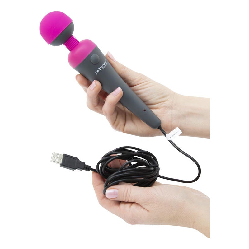 Palm Power Plug &amp; Play Wand Massager