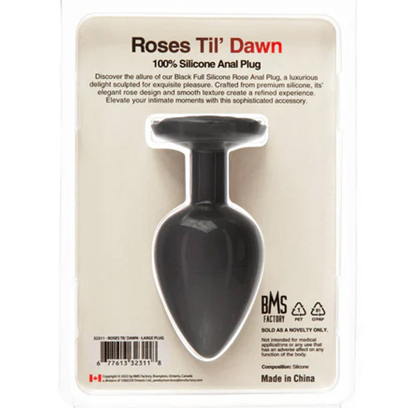 Roses Til`Dawn Silicone Anal Plug