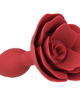 Red Rose Silicone Anal Plug