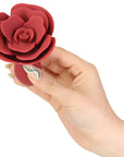 Red Rose Silicone Anal Plug