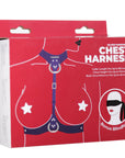 Punishment Silver Hardware Chest Harness
