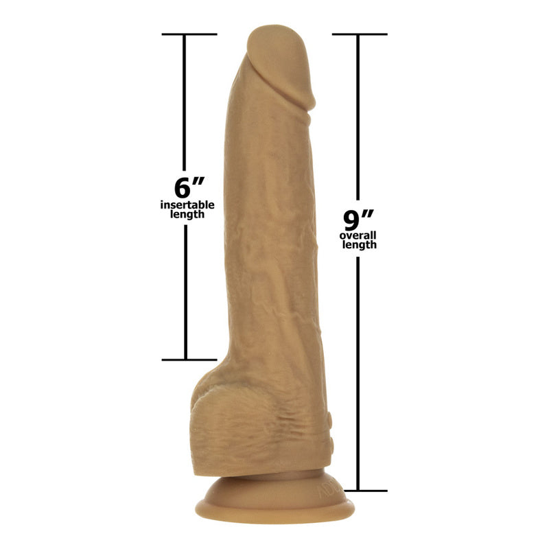 Naked Addiction 9 Inch Thrusting Dong With Remote