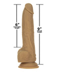 Naked Addiction 9 Inch Thrusting Dong With Remote