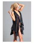 Blazer Sheer Tie Kimono