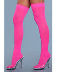Opaque Nylon Thigh Highs
