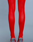 Opaque Nylon Thigh Highs