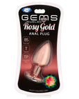 Cloud 9 Novelties Gems Rosy Gold Anal Plug