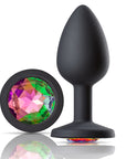 Cloud 9 Novelties Gems Black Silicone Anal Plug