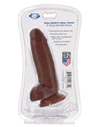 Cloud 9 Novelties Real Touch Dual Density Thick Dildo With Balls