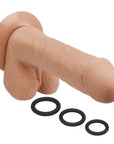 Cloud 9 Novelties Pro Sensual Premium Silicone Dong With 3 C Rings