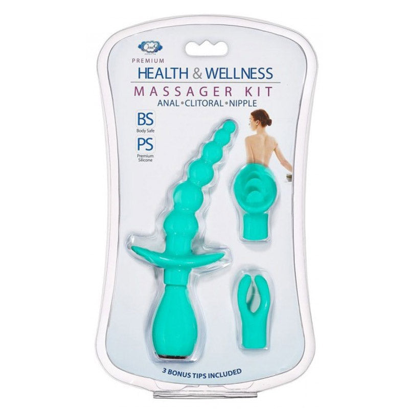 Cloud 9 Novelties Health &amp; Wellness Rechargeable Vibrator &amp; Tips