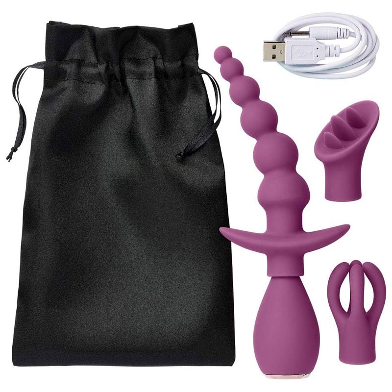 Cloud 9 Novelties Health &amp; Wellness Rechargeable Vibrator &amp; Tips