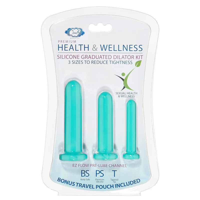 Cloud 9 Novelties Health &amp; Wellness Silicone Anal and Vaginal Dilator Kit