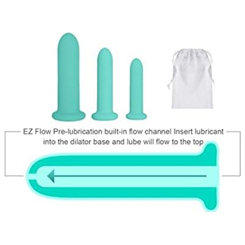 Cloud 9 Novelties Health &amp; Wellness Silicone Anal and Vaginal Dilator Kit