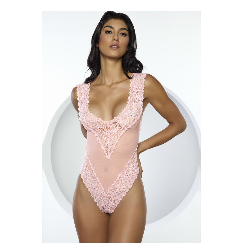 Candyland Crystal Lace-Up Back Teddy