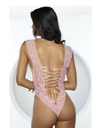 Candyland Crystal Lace-Up Back Teddy