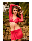Candyland Crystal Mesh Shrug Set