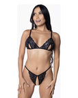 Candyland Crystal Lace Crotchless Set